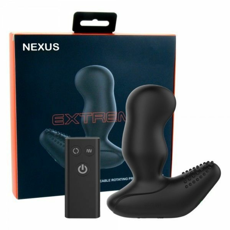Массажер простаты Nexus Revo Extreme с вращающейся головкой и пультом ДУ, макс диаметр 5,4см, фото №3