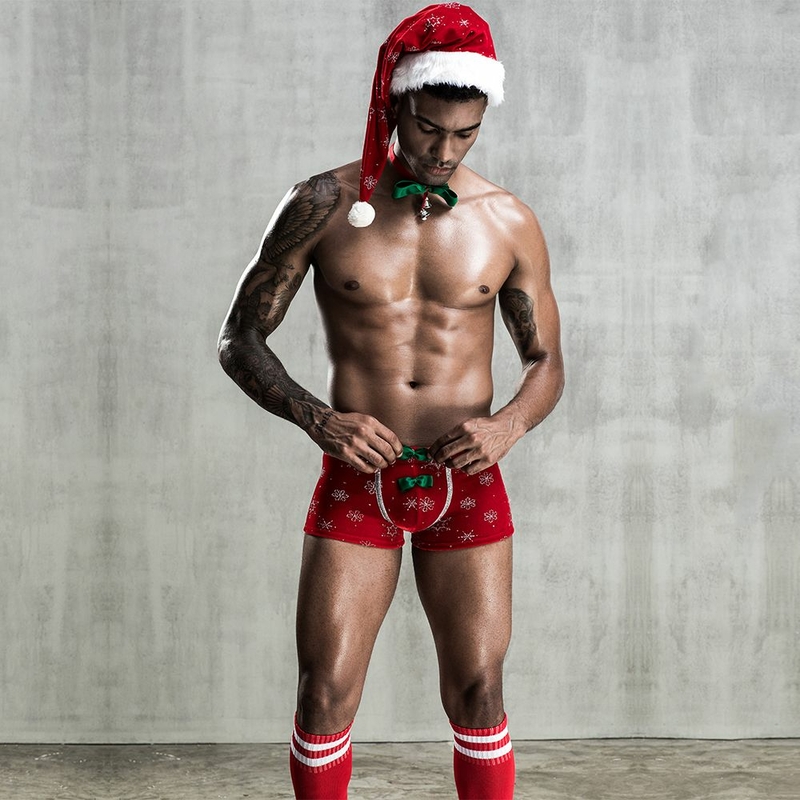 Новогодний мужской эротический костюм Любимый Санта, фото №4