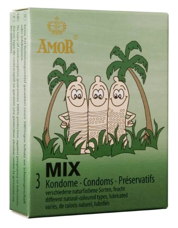 Презервативы - Amor Mix, 3 шт.