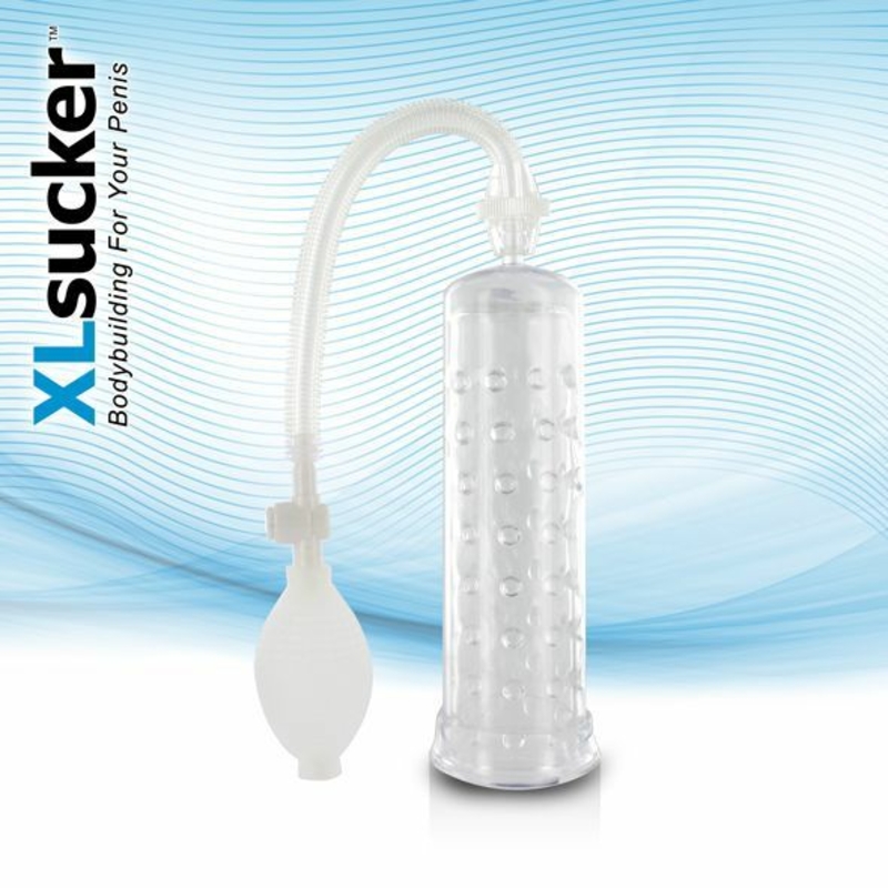Вакуумная помпа XLsucker Penis Pump Transparant для члена длиной до 18см, диаметр до 4см, фото №2
