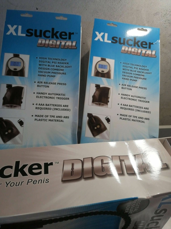 Вакуумная помпа XLsucker Digital с электронным манометром, для члена длиной до 19см, диам. до 5см, фото №3