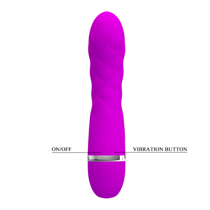 Класичний вібратор - Pretty Love Truda Vibrator Purple, фото №4