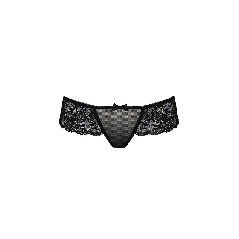 Трусики Passion Exclusive ABLA THONG L/XL, black, photo number 6