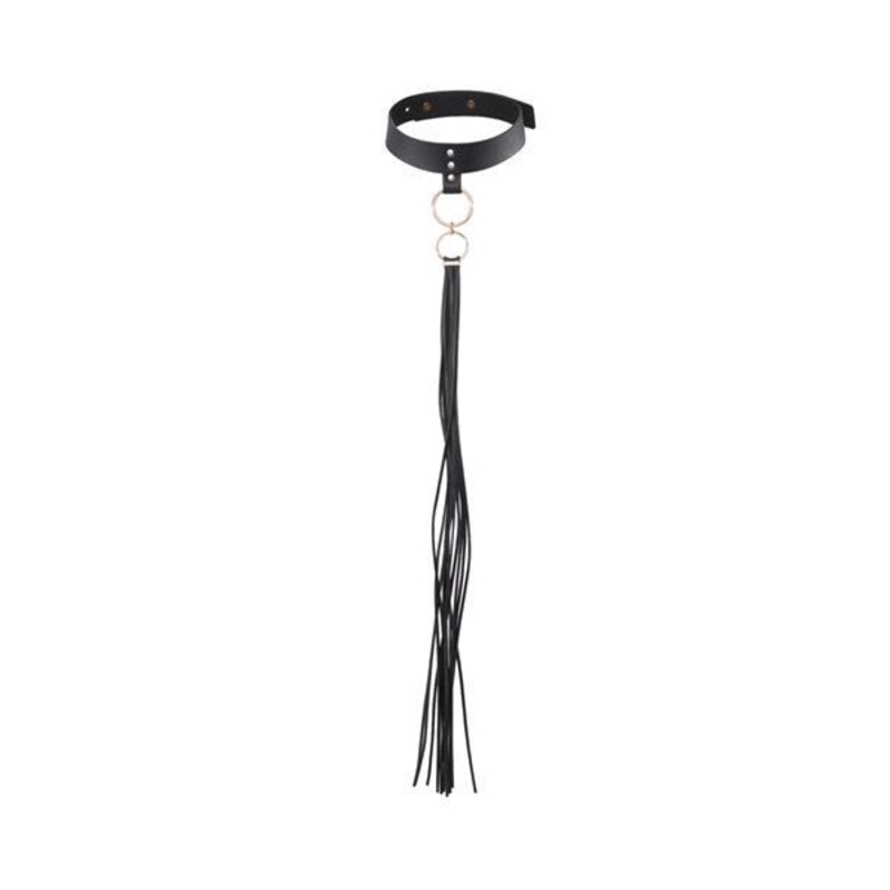 Чокер Bijoux Indiscrets MAZE - Tassel Chocker Black, numer zdjęcia 2