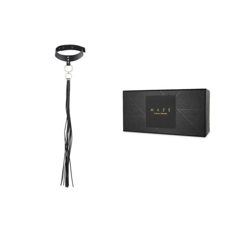 Чокер Bijoux Indiscrets MAZE - Tassel Chocker Black, photo number 3