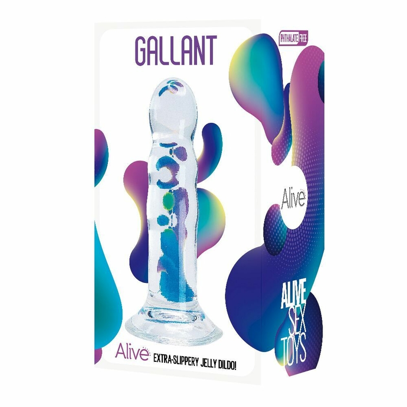 Фаллоимитатор Alive Gallant Jelly Dildo (мятая упаковка), фото №4