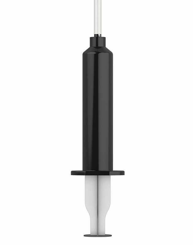 Кончающий фаллоимитатор Strap-On-Me Dildo Cum Black, диаметр 3,6см, силикон, насадка для страпона, numer zdjęcia 6