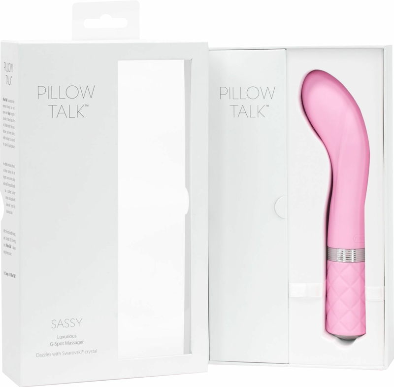 Роскошный вибратор Pillow Talk - Sassy Pink с кристаллом Сваровски для точки G, подарочная упаковка, numer zdjęcia 12