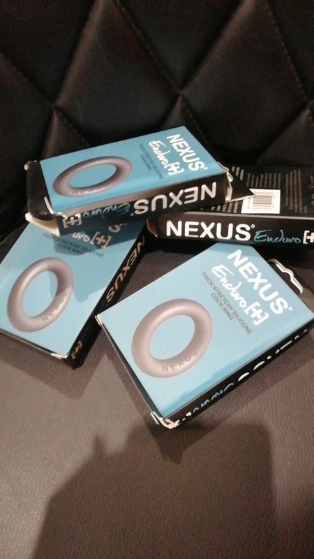 Эрекционное кольцо Nexus Enduro Plus, эластичное (мятая упаковка!!!), фото №3