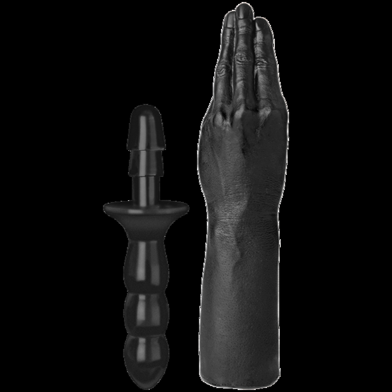 Рука для фистинга Doc Johnson Titanmen The Hand with Vac-U-Lock Compatible Handle, диаметр 6,9см, фото №2