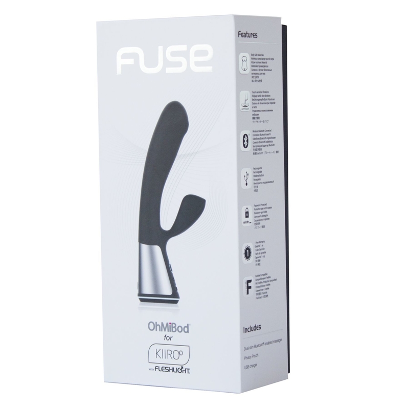 Интерактивный вибратор-кролик Ohmibod Fuse for Kiiroo Black, photo number 3