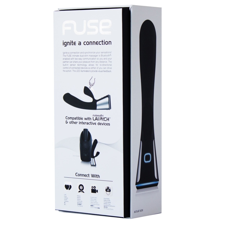 Интерактивный вибратор-кролик Ohmibod Fuse for Kiiroo Black, фото №7