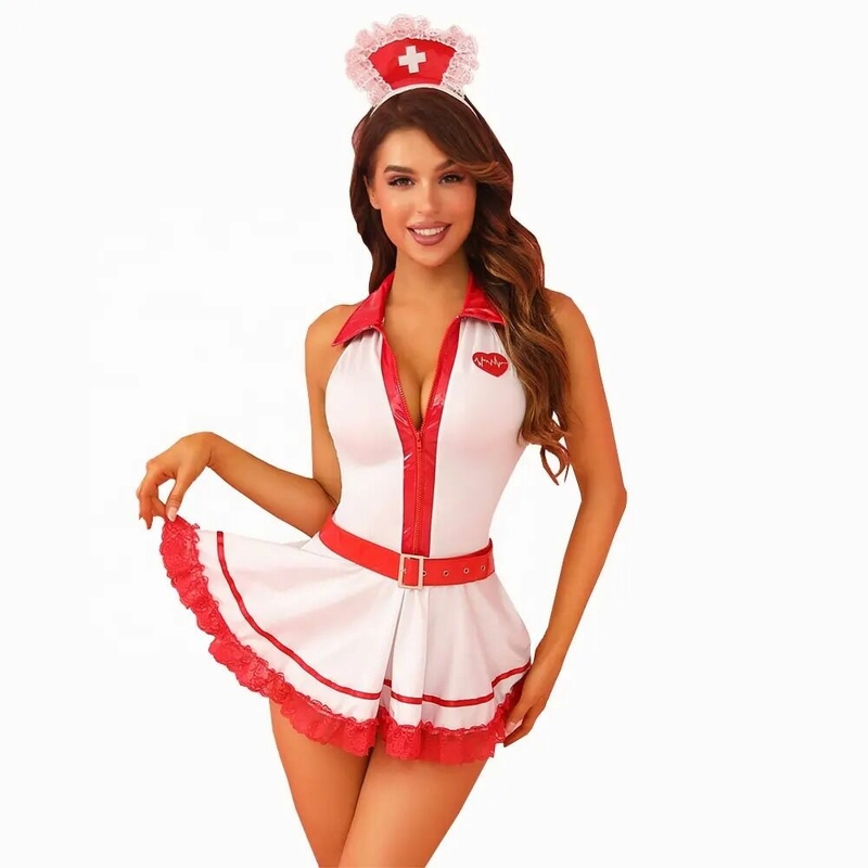 Эротический костюм медсестры JSY 8306 One Size, numer zdjęcia 2