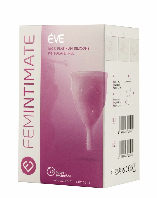 Менструальная чаша Femintimate Eve Cup размер L, диаметр 3,8см, для обильных выделений, фото №3