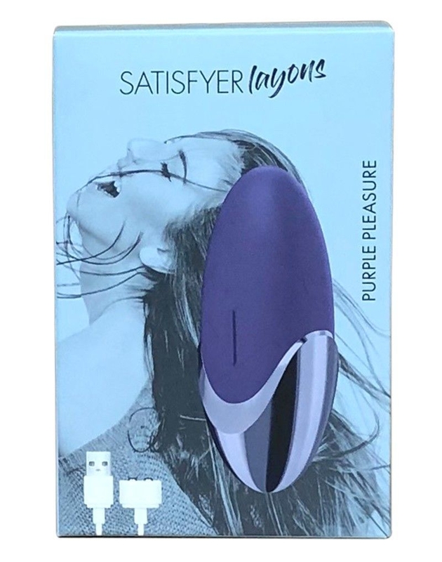 Мощный вибратор Satisfyer Lay-On - Purple Pleasure, водонепроницаемый,15 режимов работы, photo number 7