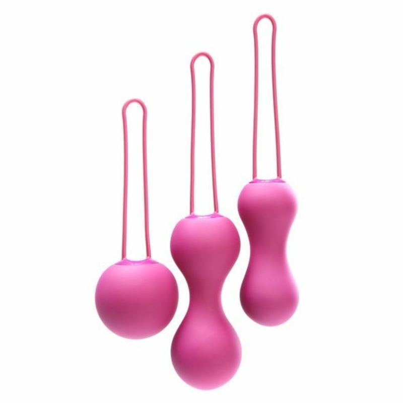 Набор вагинальных шариков Je Joue - Ami Fuchsia, диаметр 3,8-3,3-2,7см, вес 54-71-100гр, фото №2