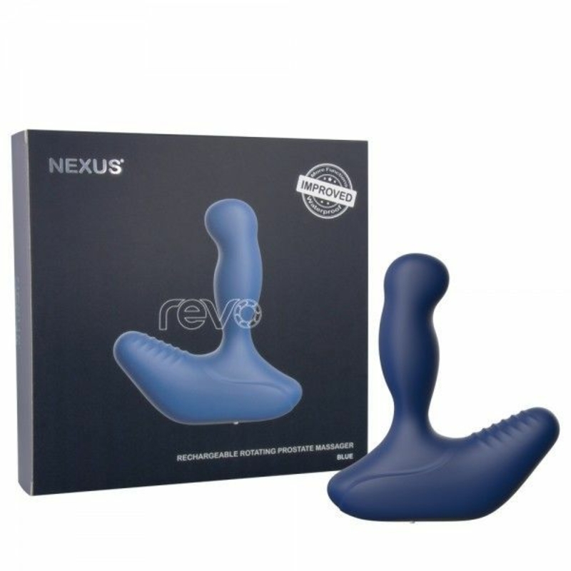 Массажер простаты Nexus Revo Blue с вращающейся головкой, макс. диаметр 3,2 см, numer zdjęcia 2