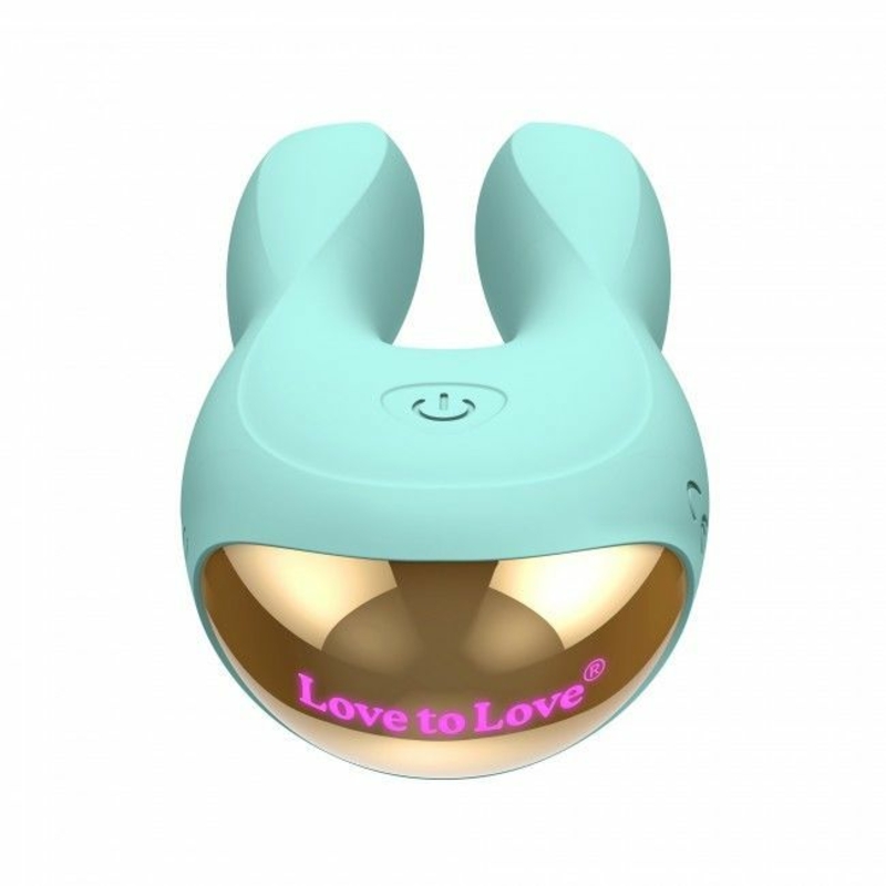 Вибратор-кролик Love To Love Hear Me Menthe с двумя моторчиками и разноцветной LED-подсветкой, фото №7