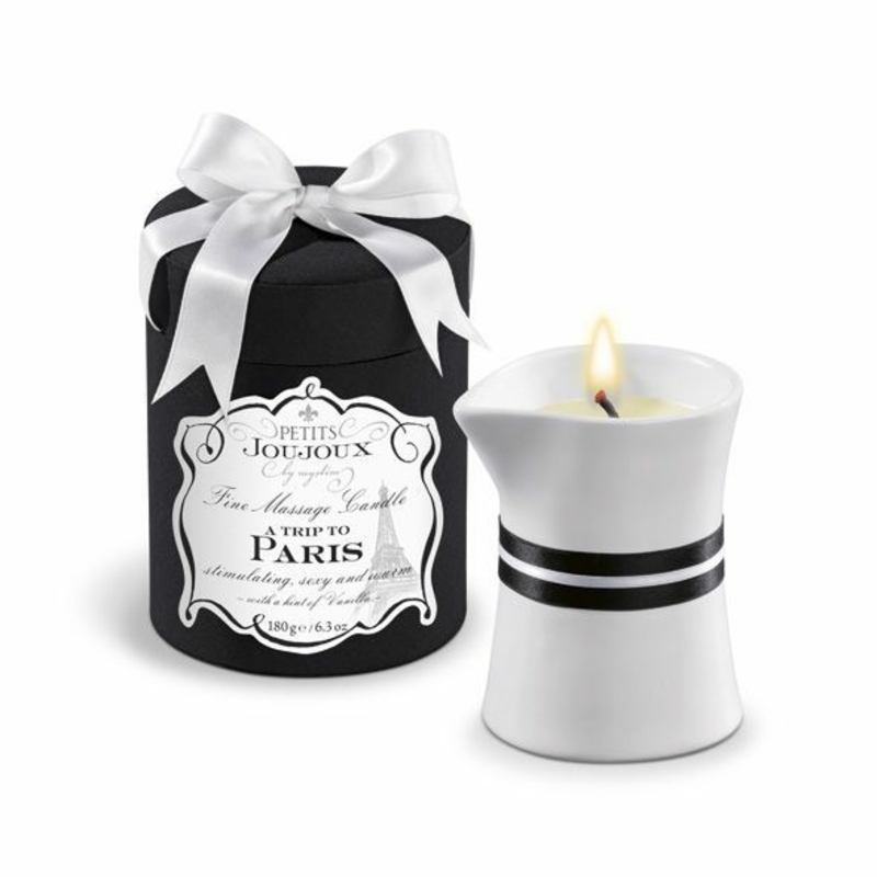 Массажная свечa Petits Joujoux - Paris - Vanilla and Sandalwood (190 г) роскошная упаковка, фото №2