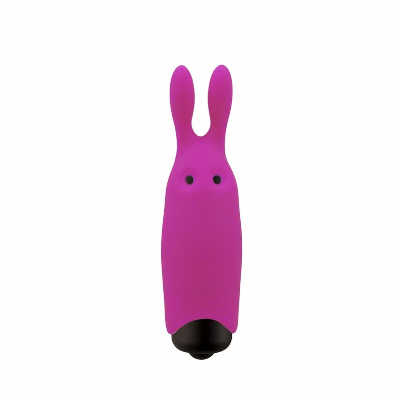 Вибропуля Adrien Lastic Pocket Vibe Rabbit Pink со стимулирующими ушками, numer zdjęcia 2