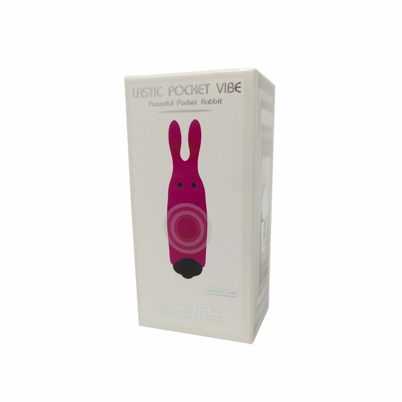 Вибропуля Adrien Lastic Pocket Vibe Rabbit Pink со стимулирующими ушками, фото №6