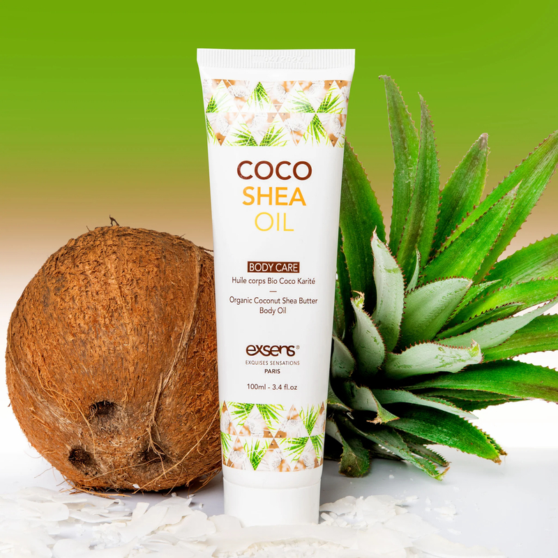 Органическое кокосовое масло карите (ши) для тела EXSENS Coco Shea Oil 100 мл, сертификат ECOCERT, photo number 6