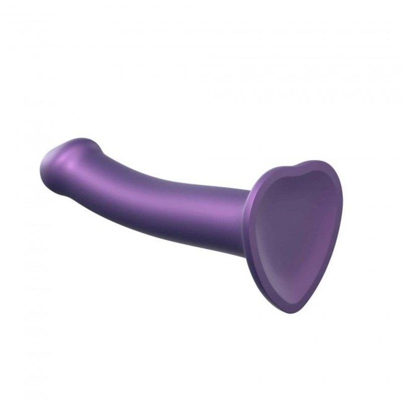 Насадка для страпона Strap-On-Me Mono Density Dildo Violet M, диам. 3,3см, однослойный силикон, гибк, photo number 3