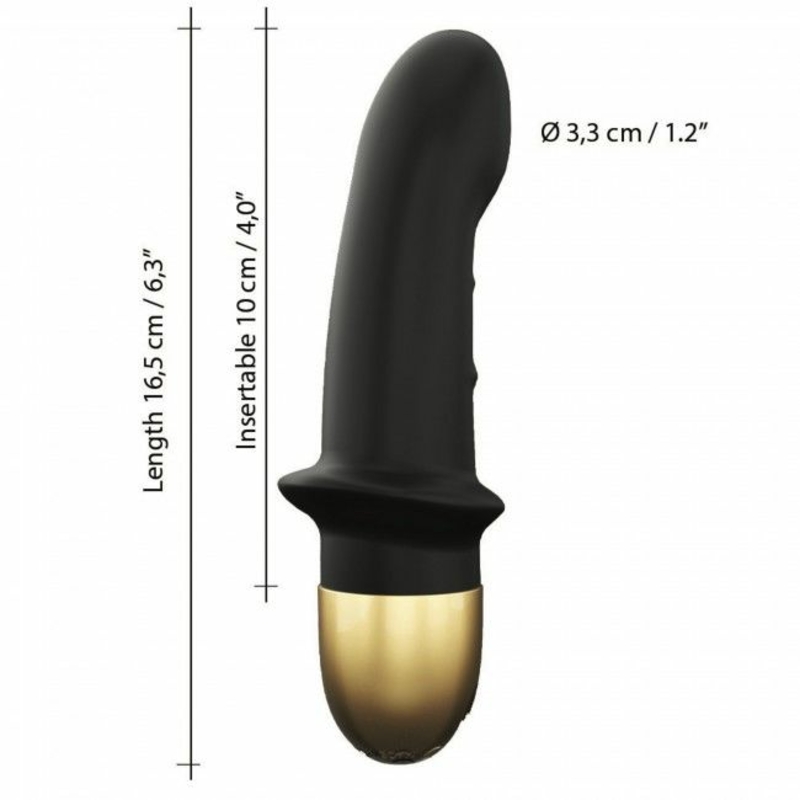 Вибратор Dorcel Mini Lover Black 2.0 перезаряжаемый, для точки G и массажа простаты, photo number 6