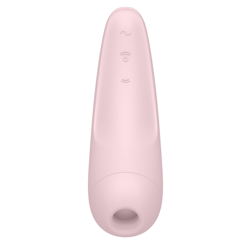 Вакуумный клиторальный стимулятор Satisfyer Curvy 2+ Pink с управлением через интернет, photo number 6