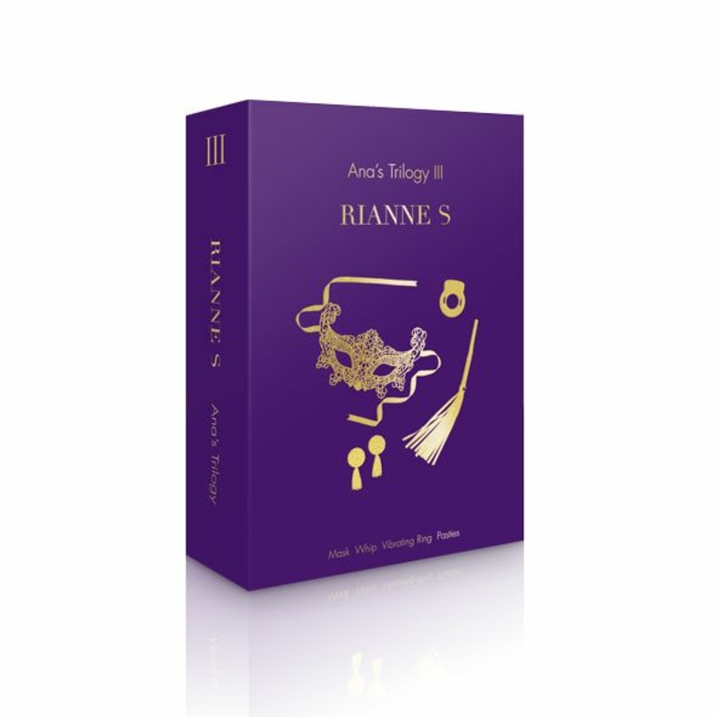 Романтический подарочный набор RIANNE S Ana's Trilogy Set III: эрекционное кольцо, ажурная маска, фото №3