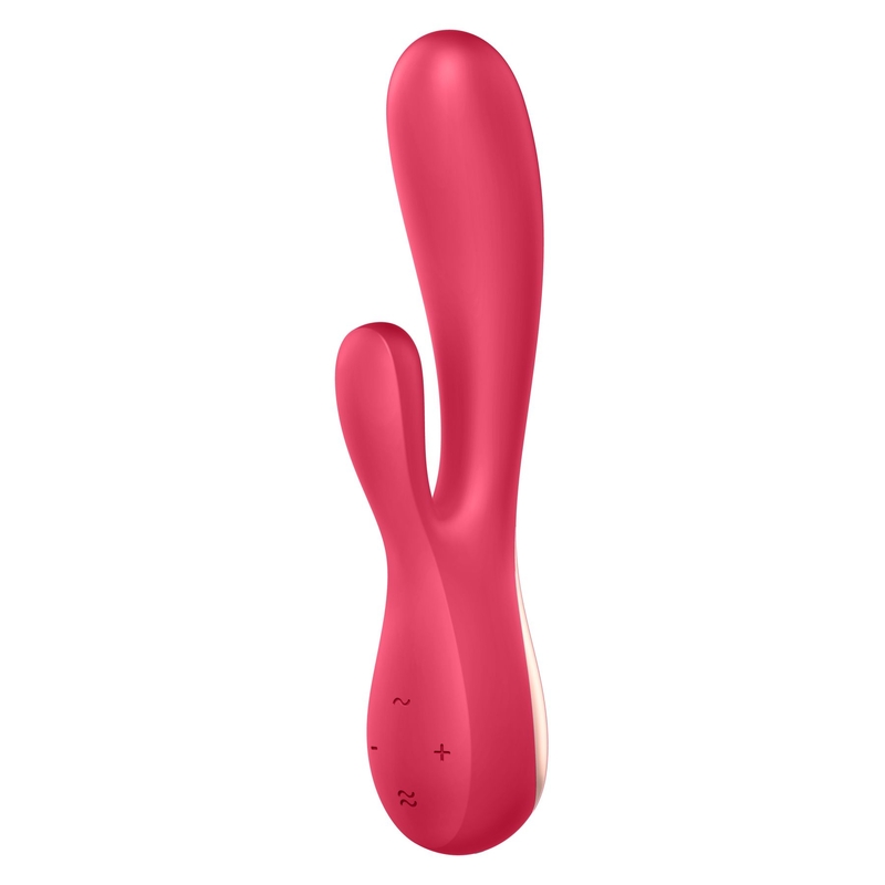 Смарт вибратор-кролик Satisfyer Mono Flex Red, 2 мотора, управление через интернет, фото №2