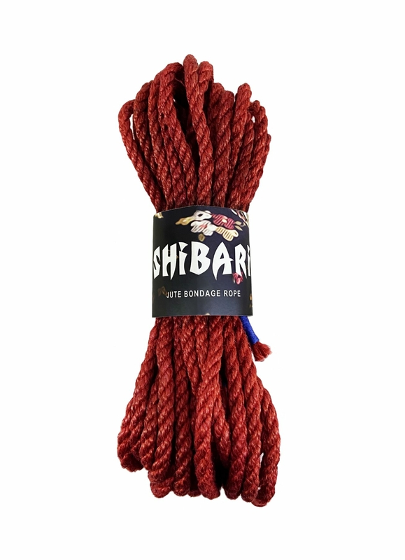 Джутовая веревка для Шибари Feral Feelings Shibari Rope, 8 м красная, фото №2