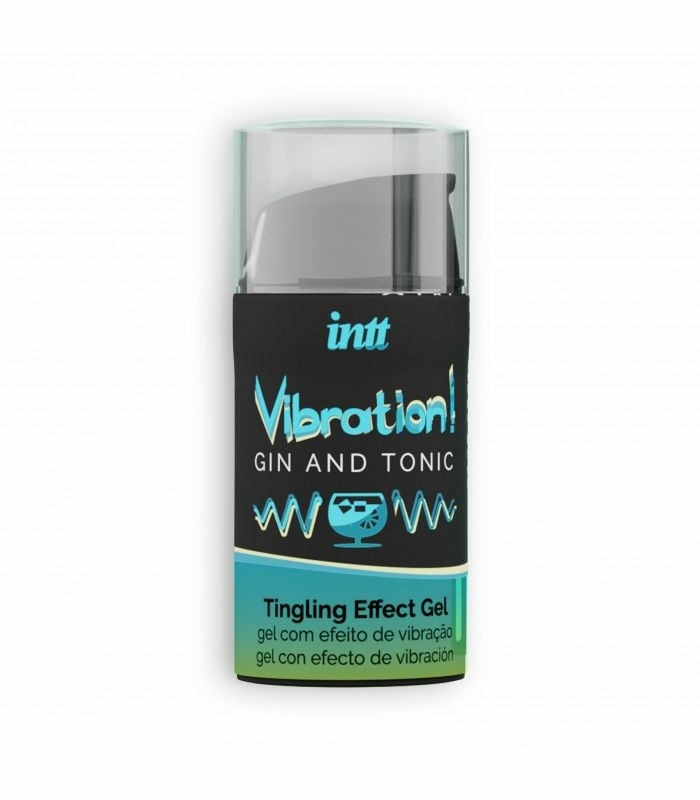 Жидкий вибратор Intt Vibration Gin Tonic (15 мл) (без упаковки!!!)