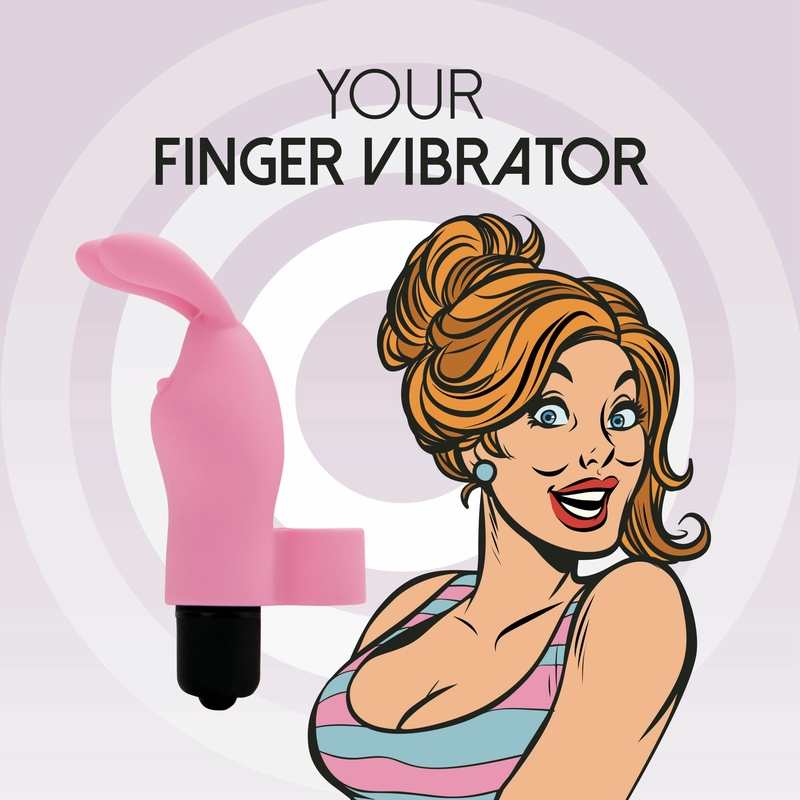 Вибратор на палец FeelzToys Magic Finger Vibrator Pink, фото №3