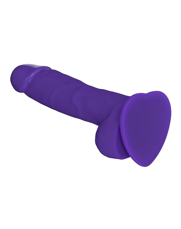 Реалистичный фаллоимитатор Strap-On-Me SOFT REALISTIC DILDO Violet - Size L, фото №3