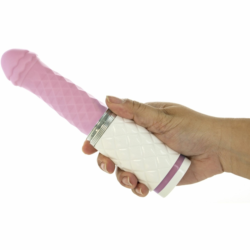Роскошный вибратор-пульсатор Pillow Talk - Feisty Thrusting Vibrator Pink (мятая упаковка!!!), фото №6
