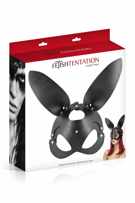 Маска зайки Fetish Tentation Adjustable Bunny Mask, фото №4