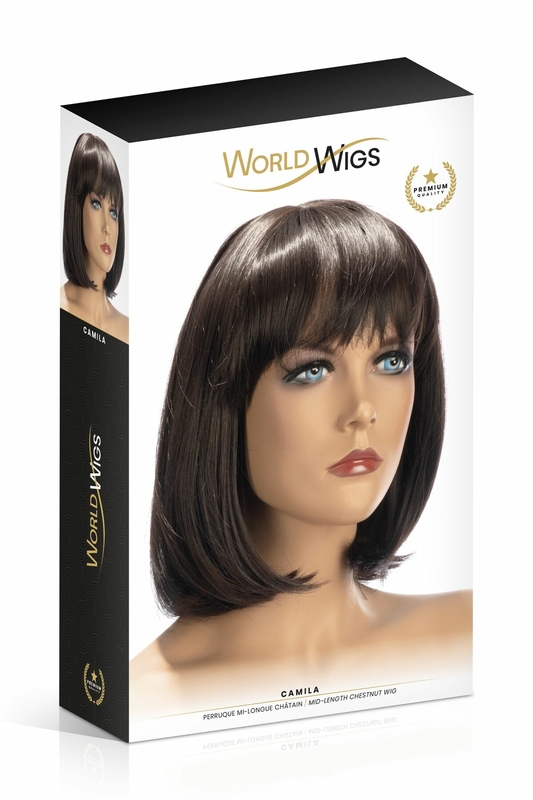 Парик World Wigs CAMILA MID-LENGTH CHESTNUT, numer zdjęcia 3