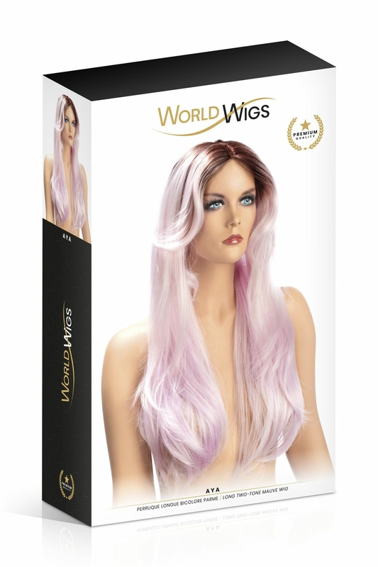 Парик World Wigs AYA LONG TWO-TONE MAUVE, numer zdjęcia 3