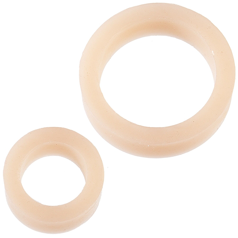 Набор эрекционных колец Doc Johnson Platinum Premium Silicone - The C-Rings - White, numer zdjęcia 2