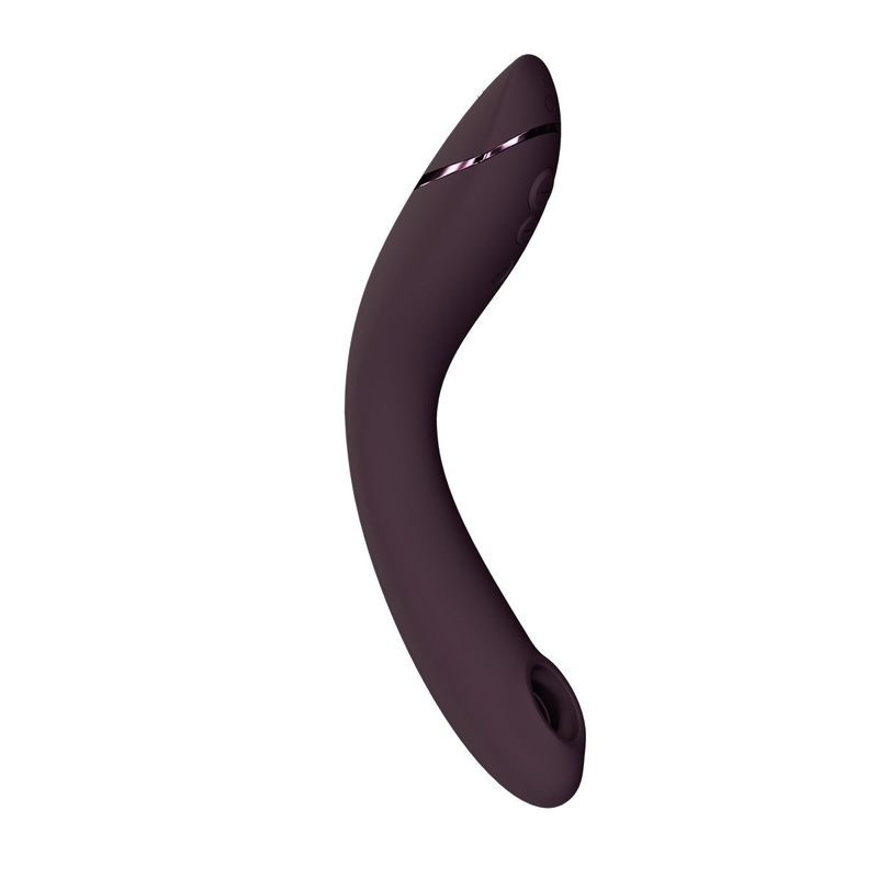 Вибратор для точки G с вакуумной стимуляцией Womanizer OG Aubergine, numer zdjęcia 2