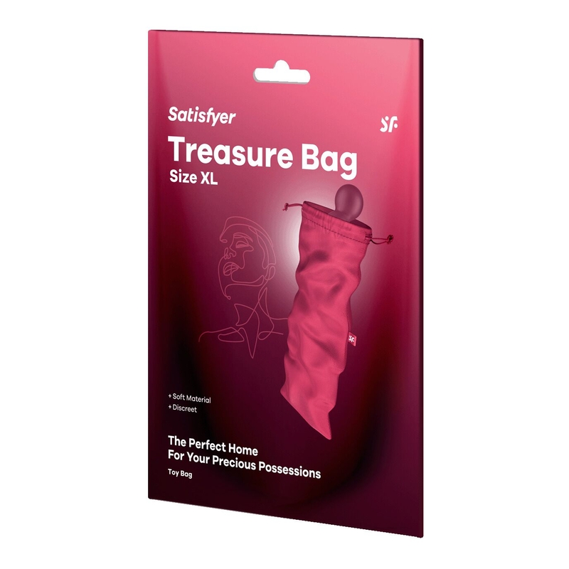 Мешочек для хранения игрушек Satisfyer Treasure Bag XL Pink, фото №4