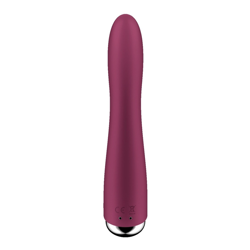 Вибратор точки G с вращением Satisfyer Spinning Vibe 1 Red, 2 мотора, numer zdjęcia 5