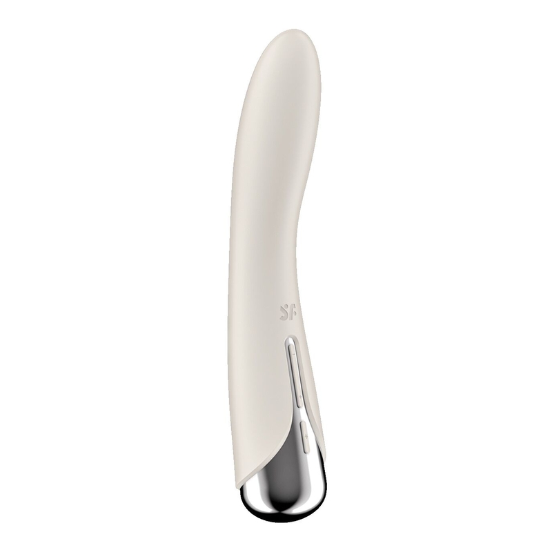 Вибратор точки G с вращением Satisfyer Spinning Vibe 1 Beige, 2 мотора, numer zdjęcia 6