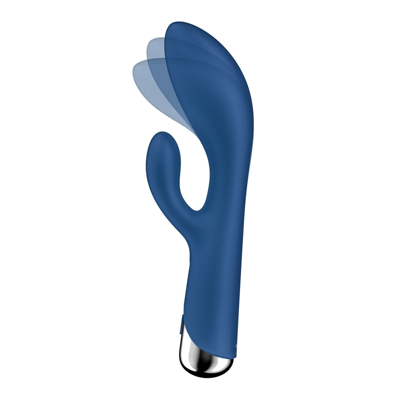 Вибратор-кролик с ротацией Satisfyer Spinning Rabbit 1 Blue, 3 мотора, фото №3