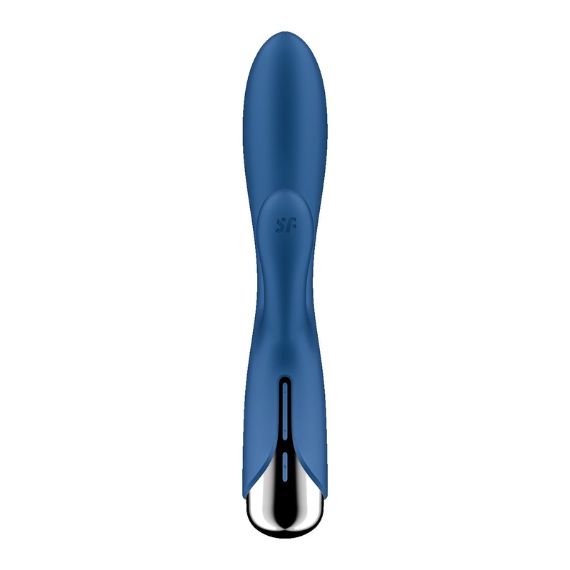 Вибратор-кролик с ротацией Satisfyer Spinning Rabbit 1 Blue, 3 мотора, numer zdjęcia 7