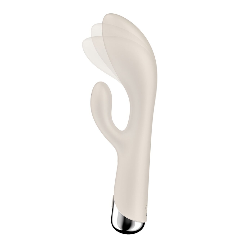 Вибратор-кролик с ротацией Satisfyer Spinning Rabbit 1 Beige, 3 мотора, фото №3