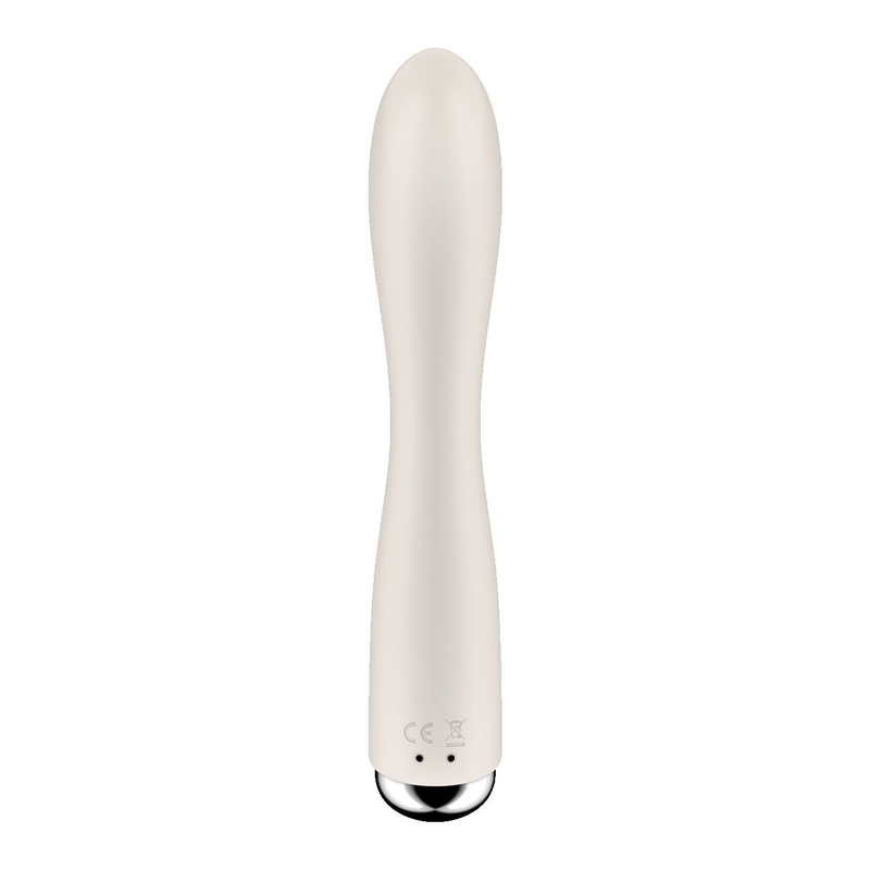 Вибратор-кролик с ротацией Satisfyer Spinning Rabbit 1 Beige, 3 мотора, numer zdjęcia 5