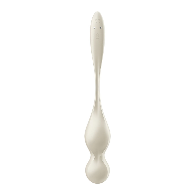 Вагинальные смарт-шарики с вибрацией Satisfyer Love Birds 1 Connect App White, 78 г, photo number 4