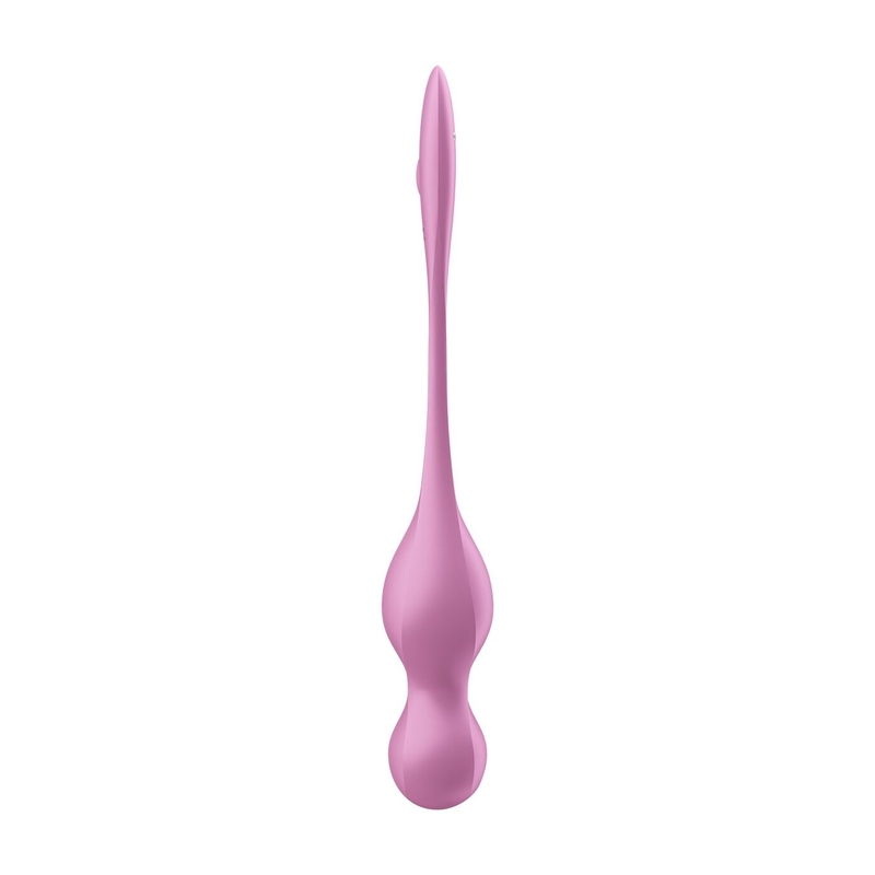 Вагинальные смарт-шарики с вибрацией Satisfyer Love Birds 1 Connect App Pink, 78 г, numer zdjęcia 3